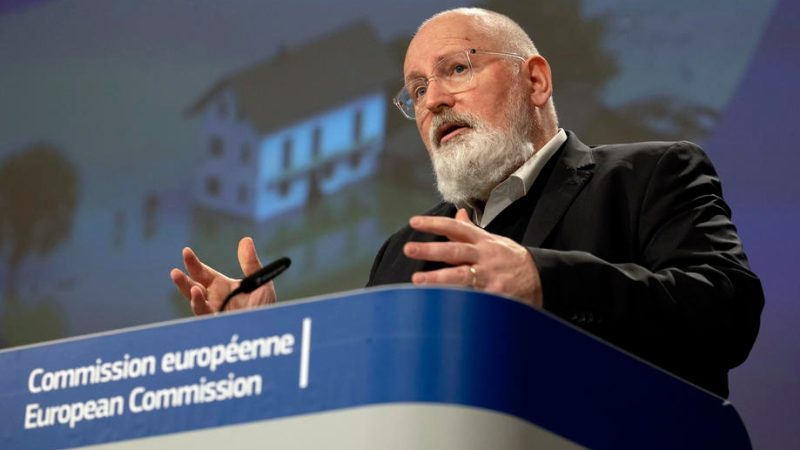 Frans Timmermans prône le vote à 16 ans pour lutter contre le changement climatique
