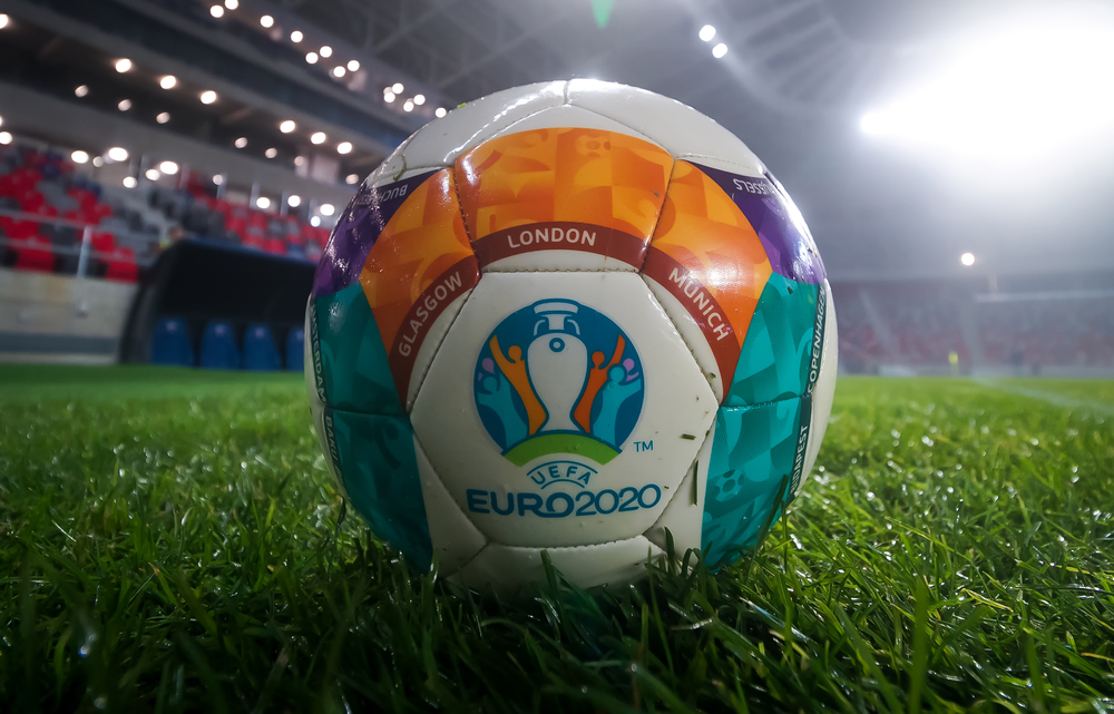 Bucharest,,Romania,-,November,27,,2020:,Uefa,Euro,2020,Ball