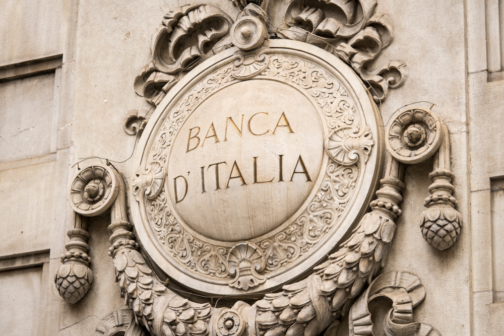 Milan,,Italy,-,November,25,,2018:,Banca,D’italia,(bank,Of