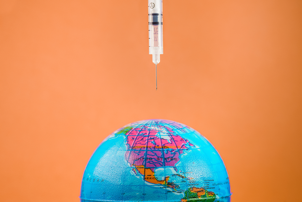 United,States,And,Global,Covid19,Vaccination,Strategy,Concept.,Vaccines,Against