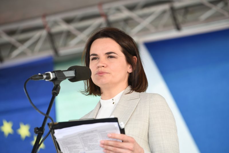 Pour Svetlana Tikhanovskaïa, l'UE doit maintenir la pression sur le Bélarus