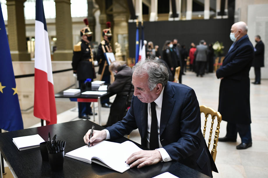 National day of mourning for Former French president Valery Giscard d&rsquo;Estaing in Paris