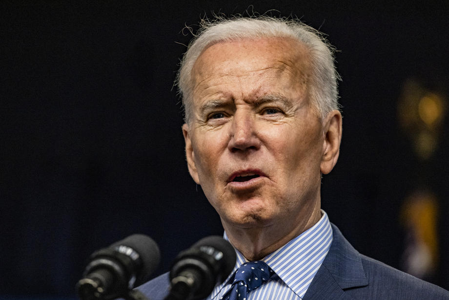 Biden speaks at the Eisenhower Executive Office Building