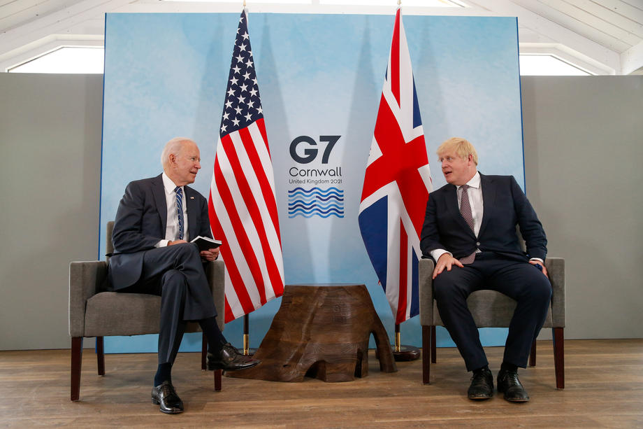 British Prime Minister Johnson Hosts US President Joe Biden Ahead Of G-7 Summit
