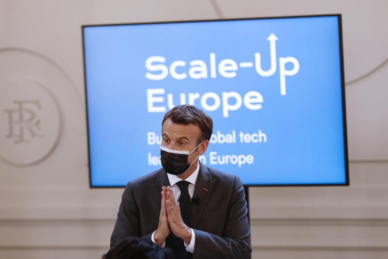 Emmanuel Macron veut 10 géants de la tech en Europe d'ici 2030