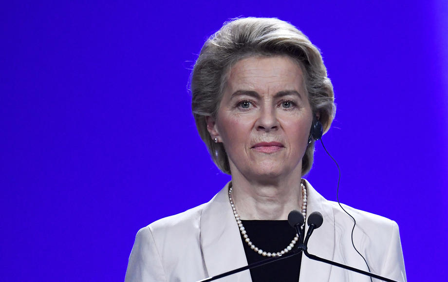 European Commission President von der Leyen in Rome