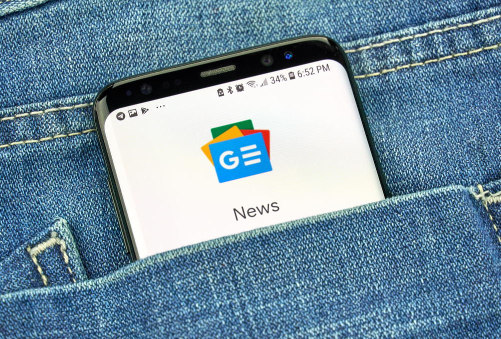 Montreal,,Canada,-,October,4,,2018:,Google,News,App,On