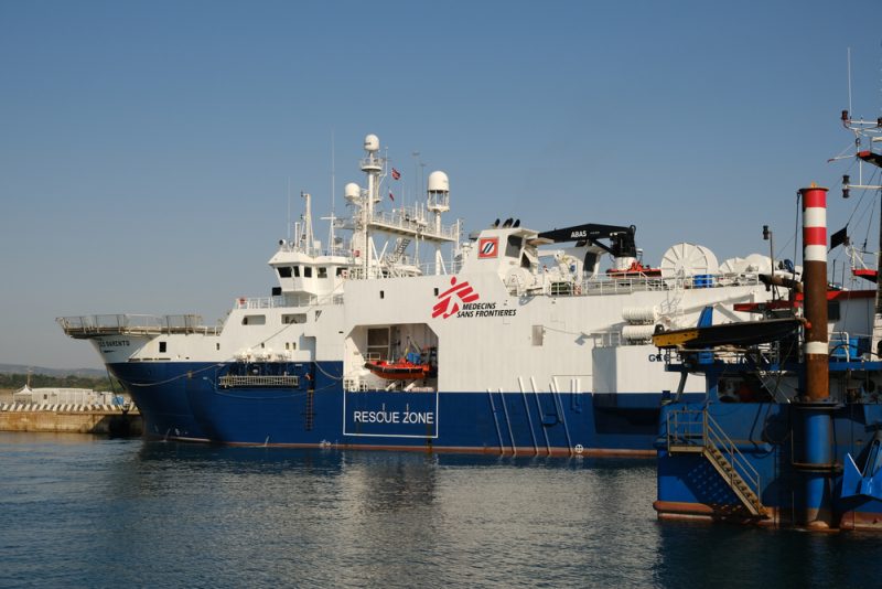 MSF appelle l'Italie à relâcher son navire d'assistance aux migrants
