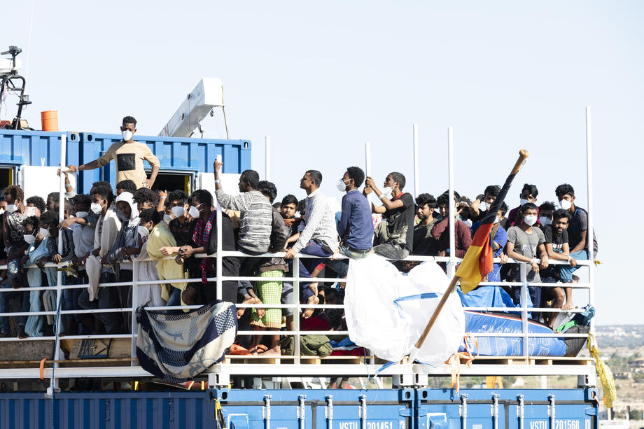Sea Eye ship arrives in Pozzallo, Sicily Island