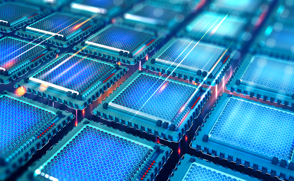 Futuristic,Cpu.,Quantum,Processor,In,The,Global,Computer,Network.,3d