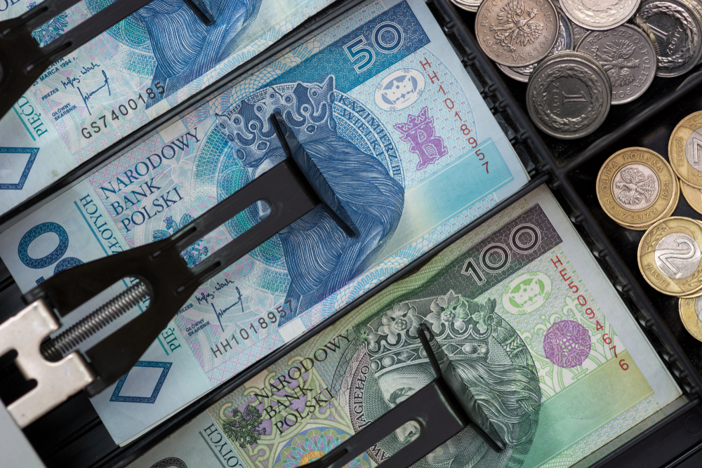 Polish,Money,Inside,Cash,Register