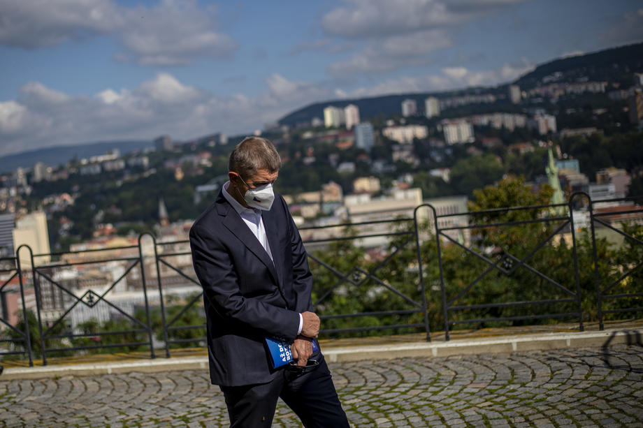 Czech Prime Minister Andrej Babis campaign kick off