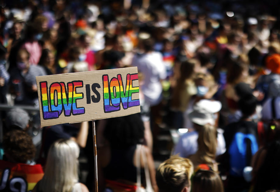 Zurich Pride parade in Switzerland