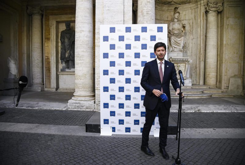 Le ministre italien de la Santé espère que le G20 débouchera sur un pacte pour vacciner le monde entier