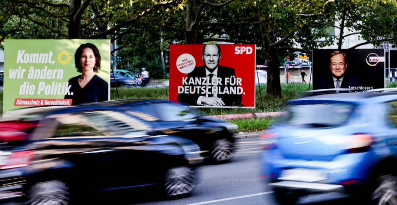 Olaf Scholz et Annalena Baerbock se rapprochent lors du dernier débat électoral allemand