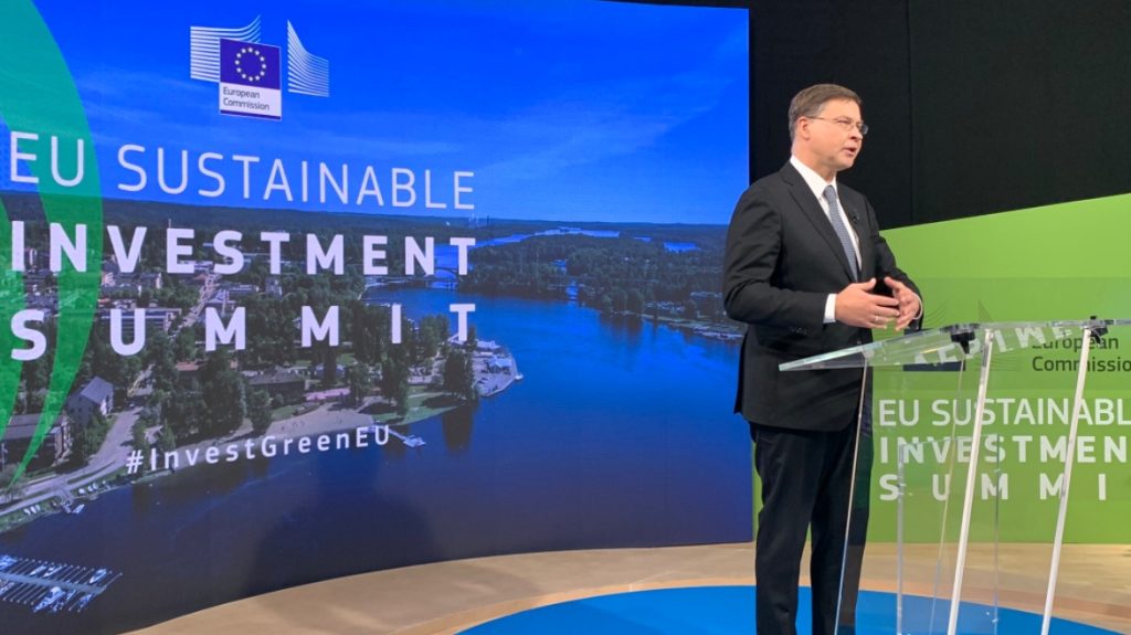 Dombrovskis green trade