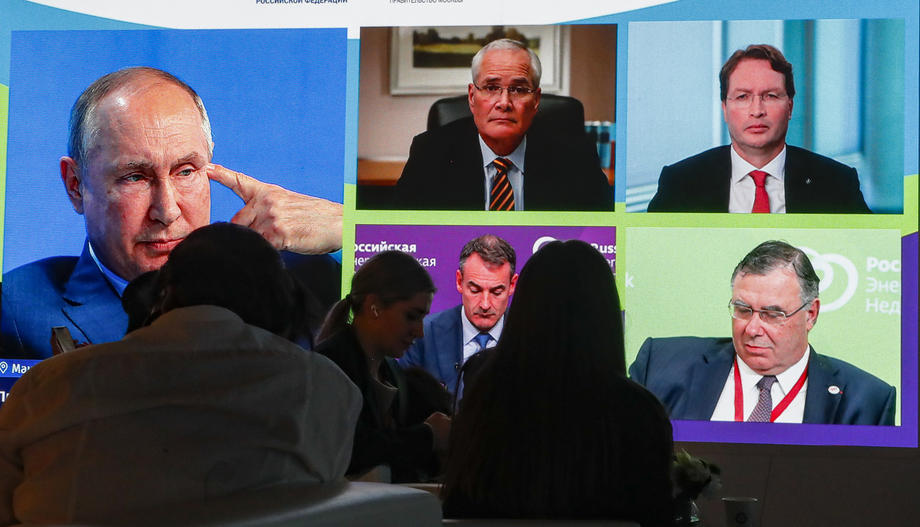The REW 2021 Russian Energy Week international forum in Moscow