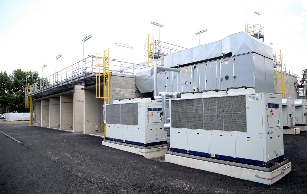 German Christian Democratic Union (CDU) leader Armin Laschet opens Shell hydrogen production plant