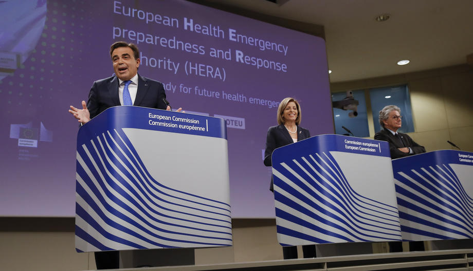EU Commission&rsquo;s presser on European Health Emergency Preparedness and Response Authority