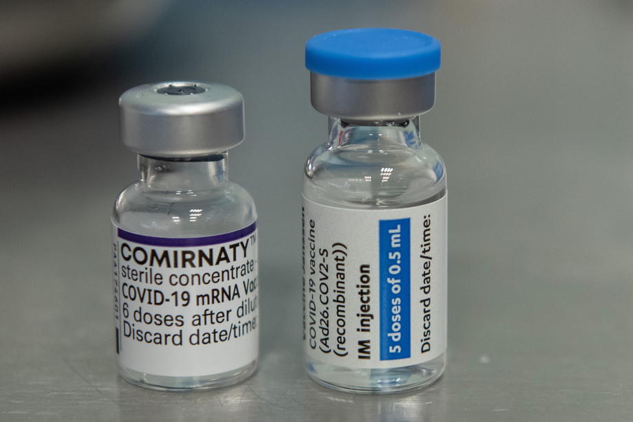 Coronavirus vaccination point in Lublin