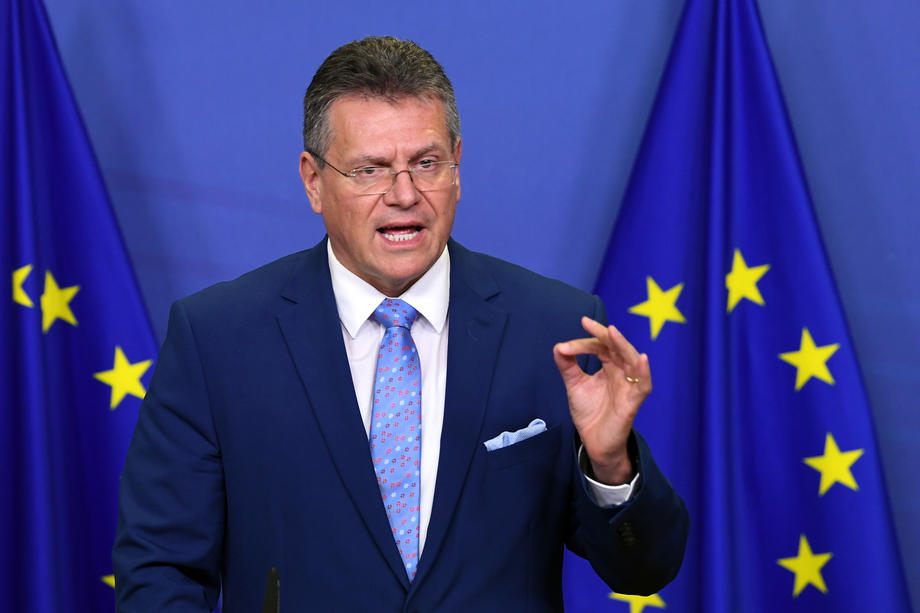 Maros Sefcovic, Vice President of the EU Commission for Interinstitutional Relations and Foresight