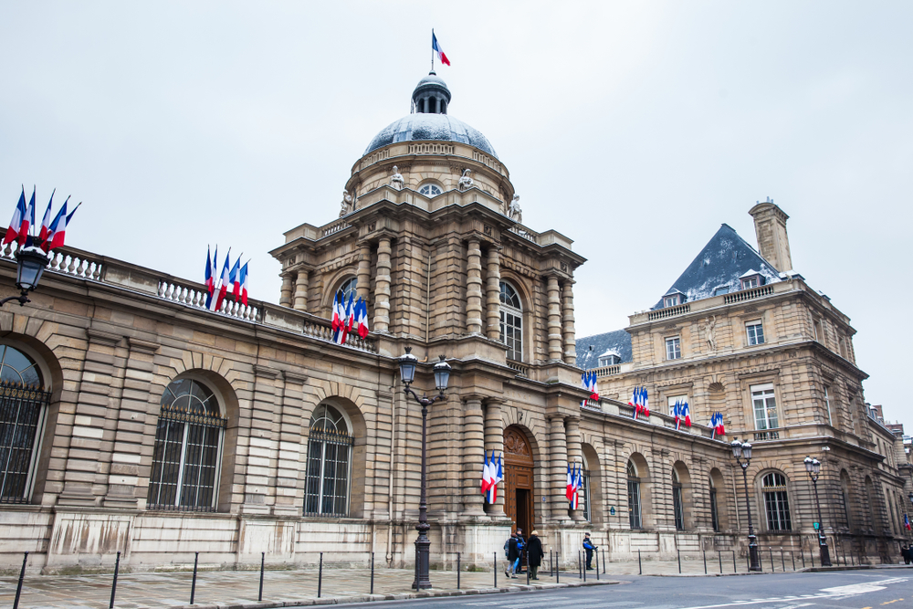 Paris,,France,-,March,,2018:,The,Senate,Of,France,Located