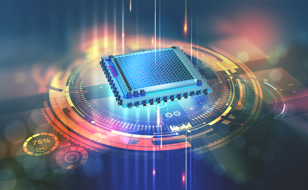 Futuristic,Cpu.,Quantum,Processor,In,The,Global,Computer,Network.,3d