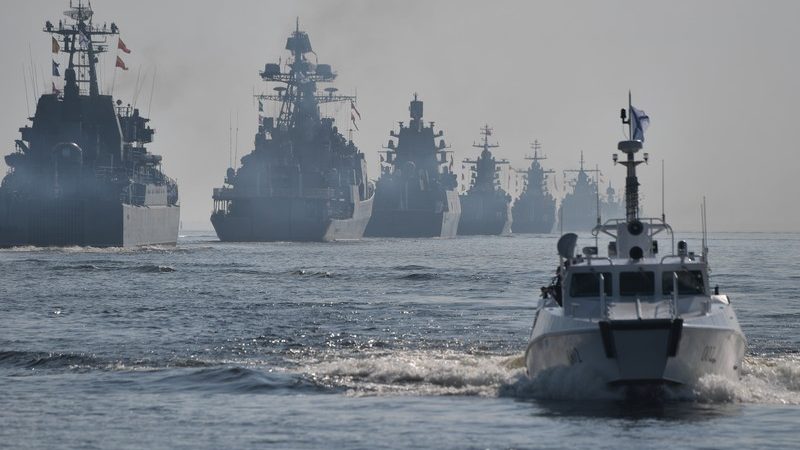 Les navires de guerre russes quittent la mer Baltique