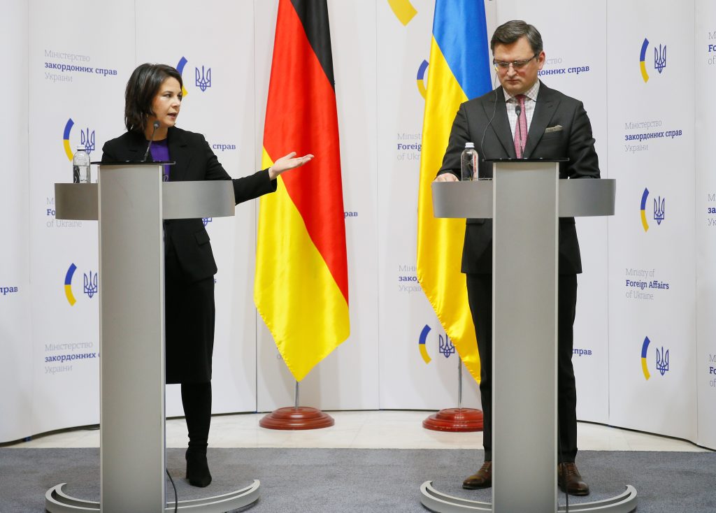 German Foreign Minister Annalena Baerbock visits Kiev, Ukraine