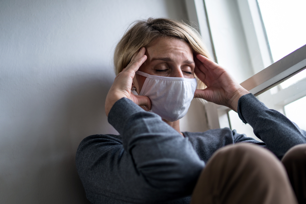 Woman,Indoors,At,Home,Feeling,Stressed,,Mental,Health,And,Coronavirus