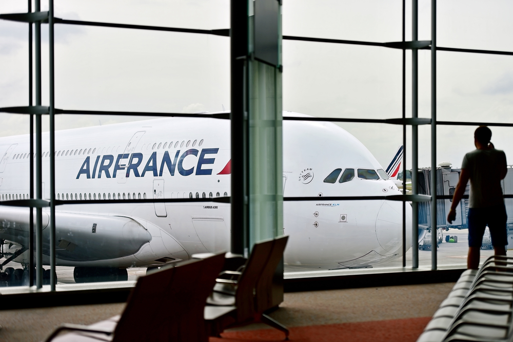 Paris,,France,-,June,11:,Air,France,Airplanes,Are,Seen