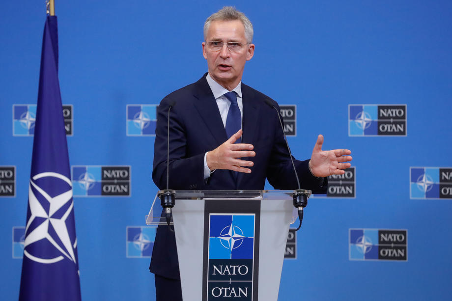 The President of Poland Andrzej Duda at NATO