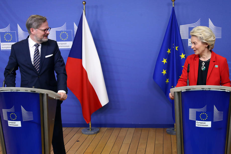 President of the European Commission meets Czech Republic&rsquo;s Prime Minister Petr Fiala