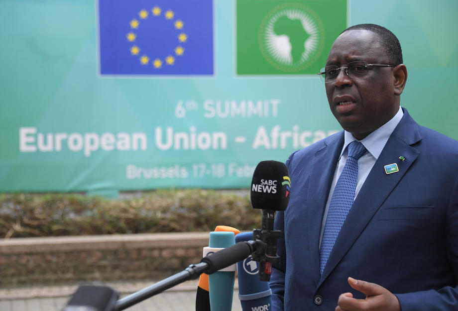 First day of EU-AU summit in Brussels