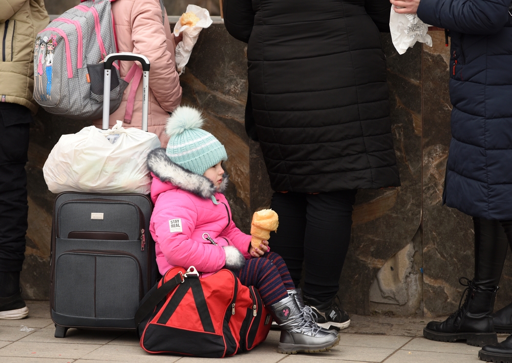 Lviv,,Ukraine,-,March,2,,2022.,Evacuees,From,Eastern,Ukraine