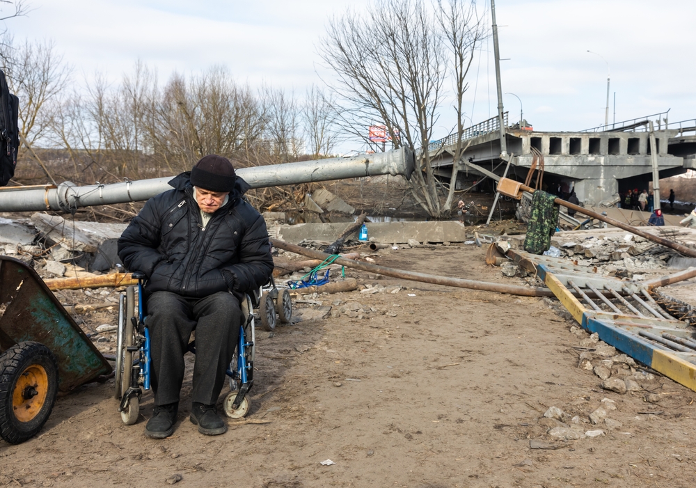Irpin,,Ukraine,-,Mar.,09,,2022:,War,In,Ukraine.,Thousands