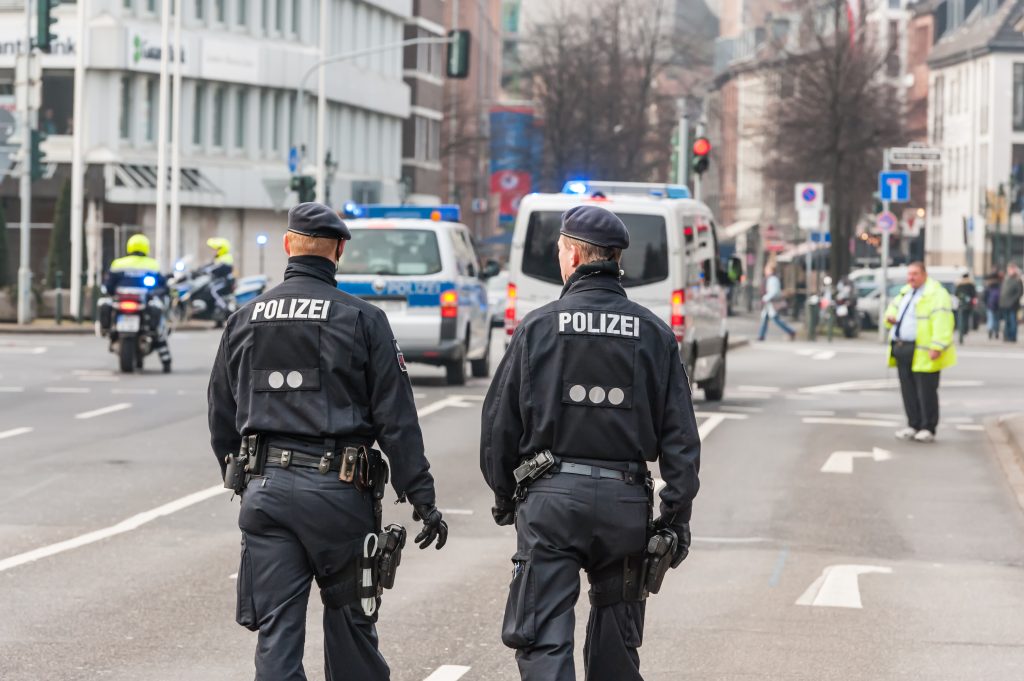 Two,German,Police,Officers