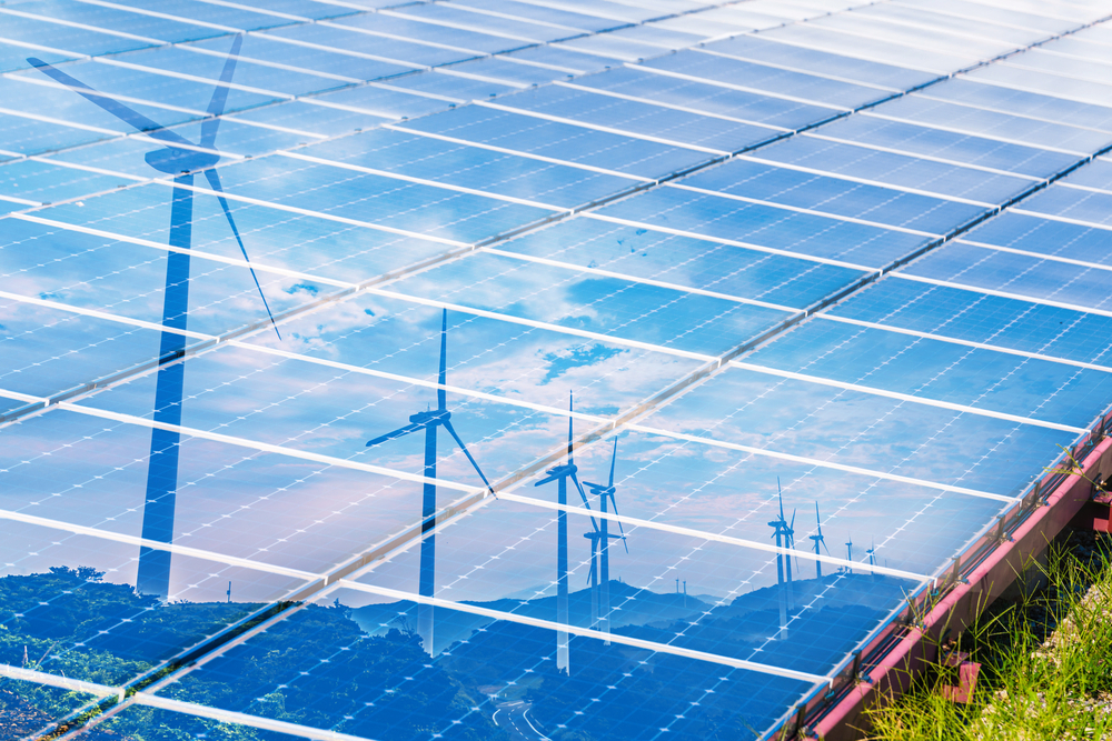 Renewable,Energy,Concept.,Double,Exposure.