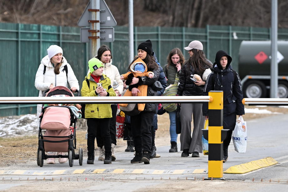 Ukrainian refugees in Poland