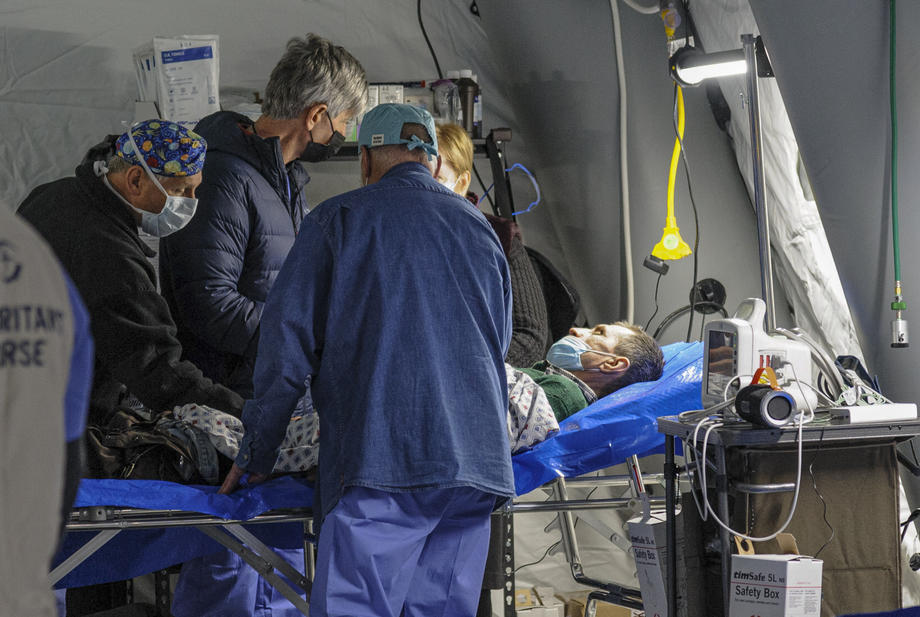 Newly-opened hospital deployed by American doctors from the Samaritan&rsquo;s Purse organization in Lviv