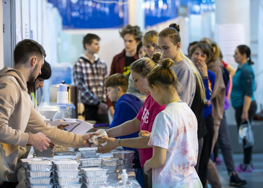 Fleeing Ukrainians in Moldova
