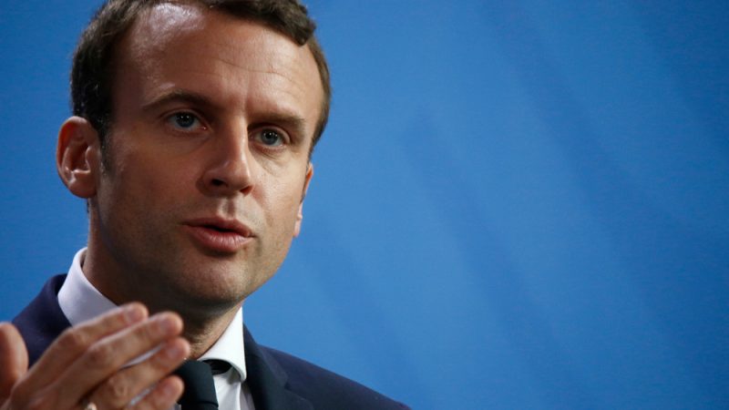 Emmanuel Macron donne son premier et unique meeting politique