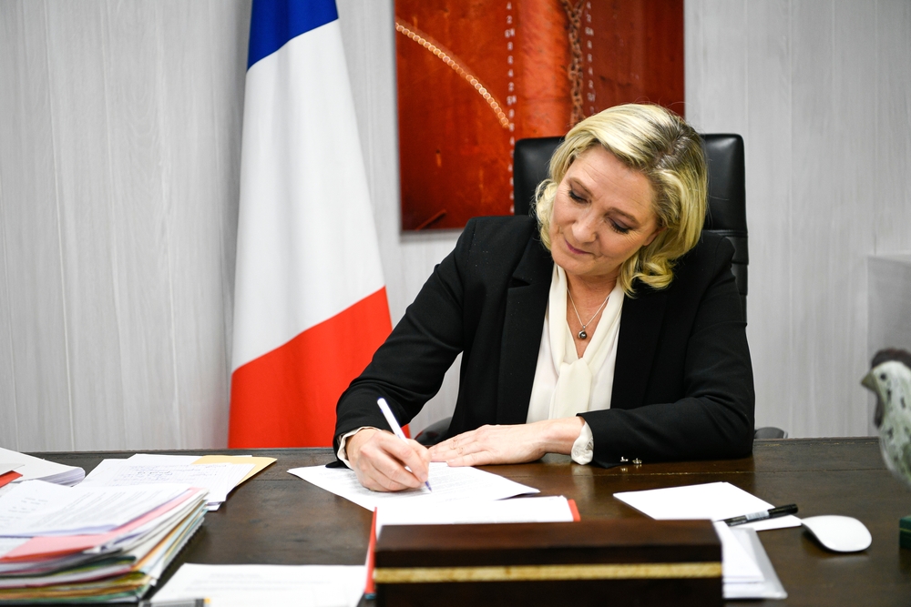 Marine,Le,Pen,,Candidate,Of,The,Political,Party, »le,Rassemblement
