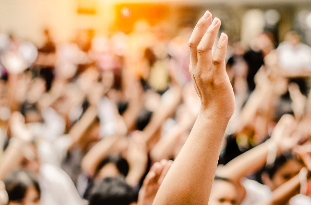 Raising,Hands,For,Participation,vote,
