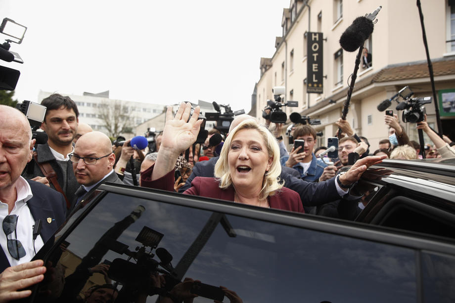 Marine Le Pen in Vernon