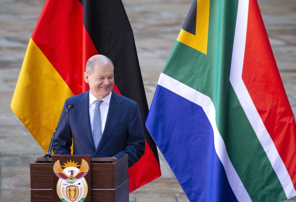 German Chancellor visits South Africa