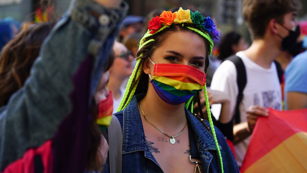 Katowice/,Poland,-,September,7,,2020:,Lgbt,Equality,March.,Young