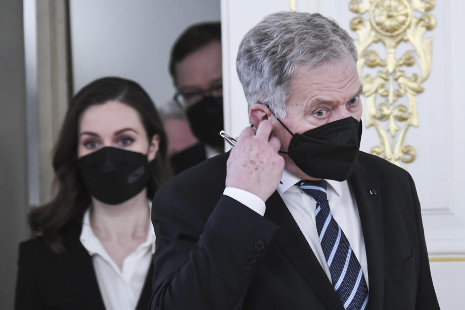 Finland&rsquo;s President and Prime Minister at press conference due to the situation in Ukraine