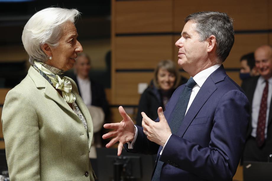 Eurogroup Finance Ministers council in Luxembourg