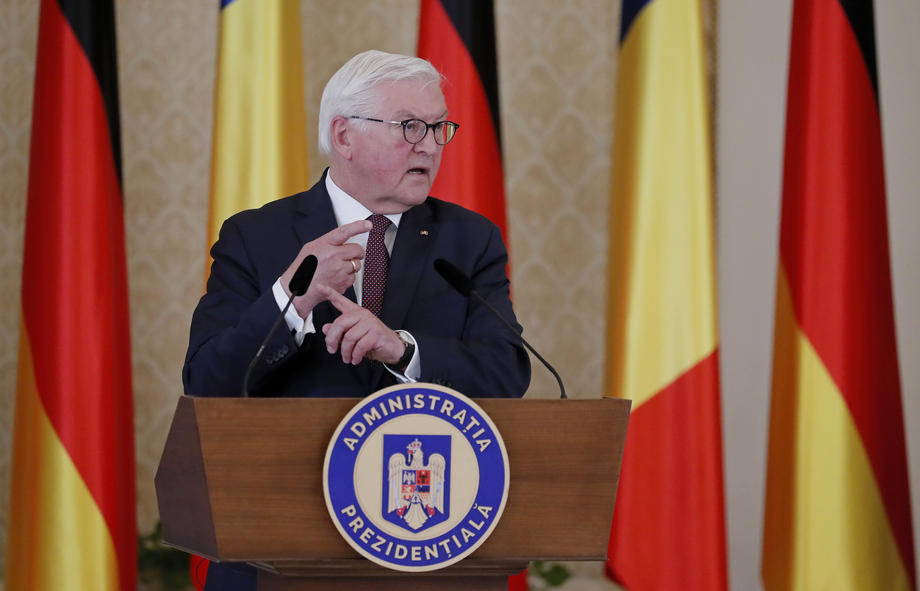 German President Frank-Walter Steinmeier visits Romania